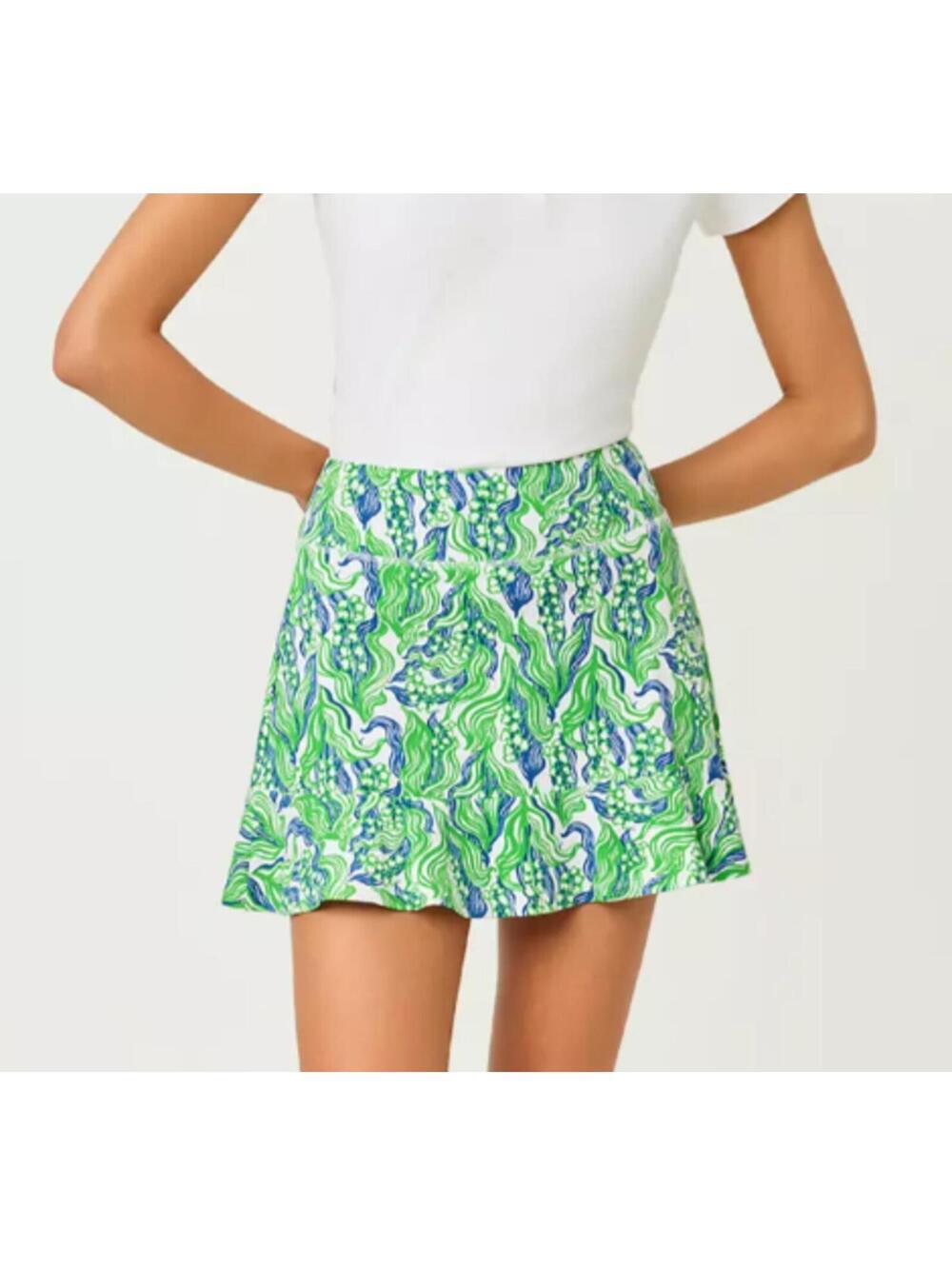 Lilly Pulitzer Multicolor Ruffle Mini Skirt - Women's 4 NWOT